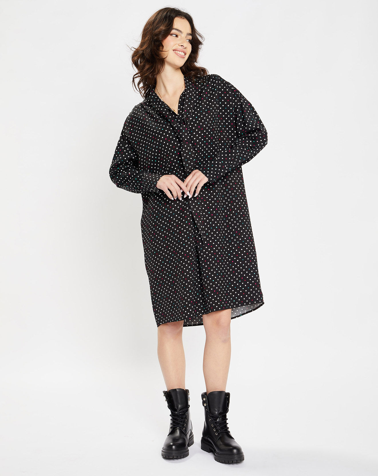 Jodhpur Robe Brama cravate noire