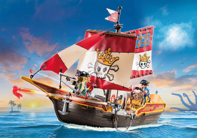Playmobil® Konstruktions-Spielset »Piratenschiff (71418), Pirates« Made in Europe