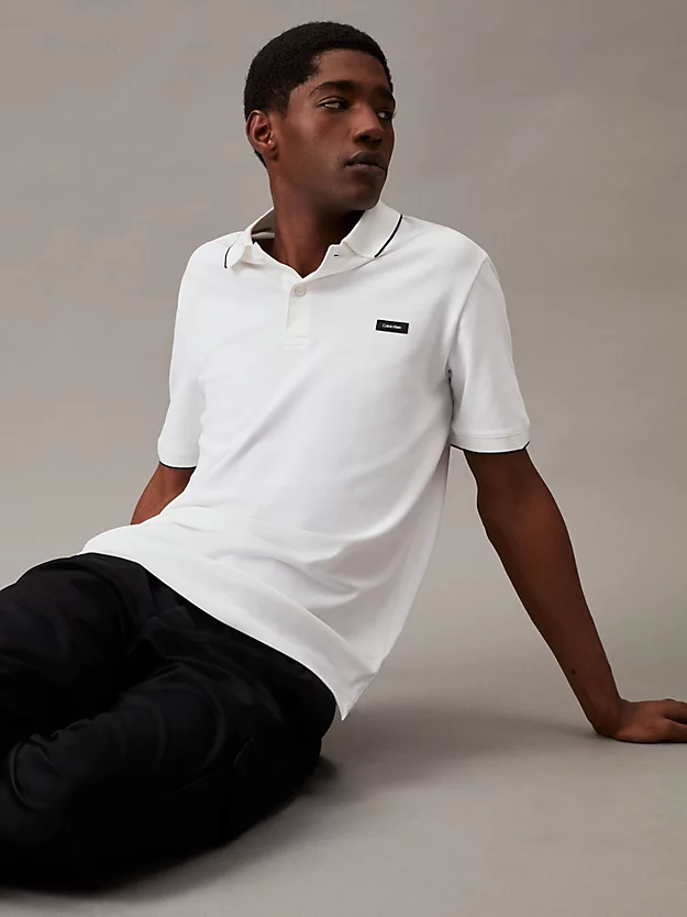 Camisa polo de corte justo