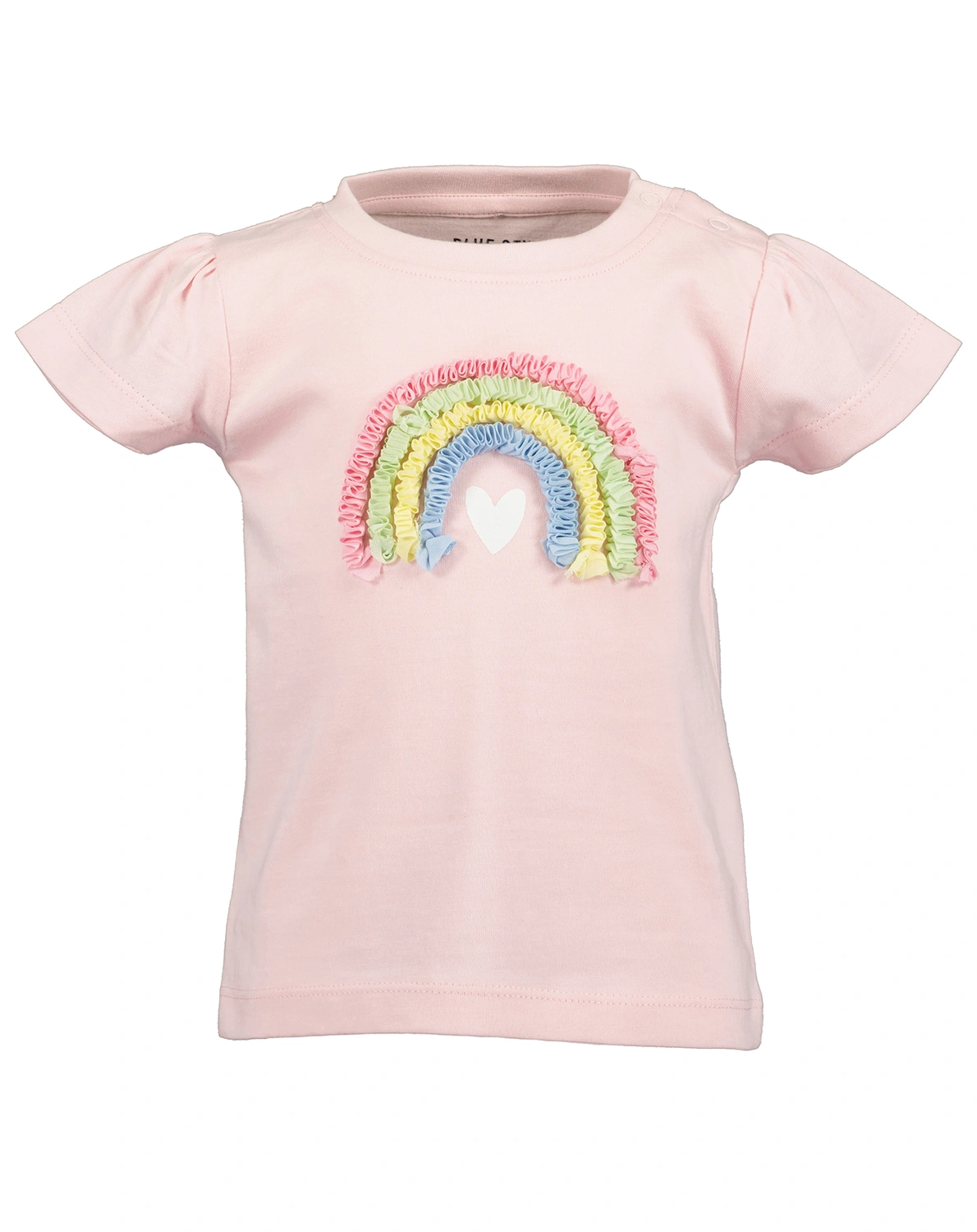 T-Shirt RAINBOW HEART in rosa