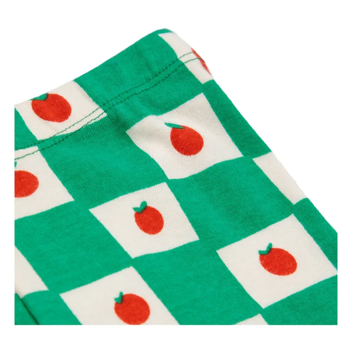 Bobo Choses Legging Coton Bio Tomates | Vert