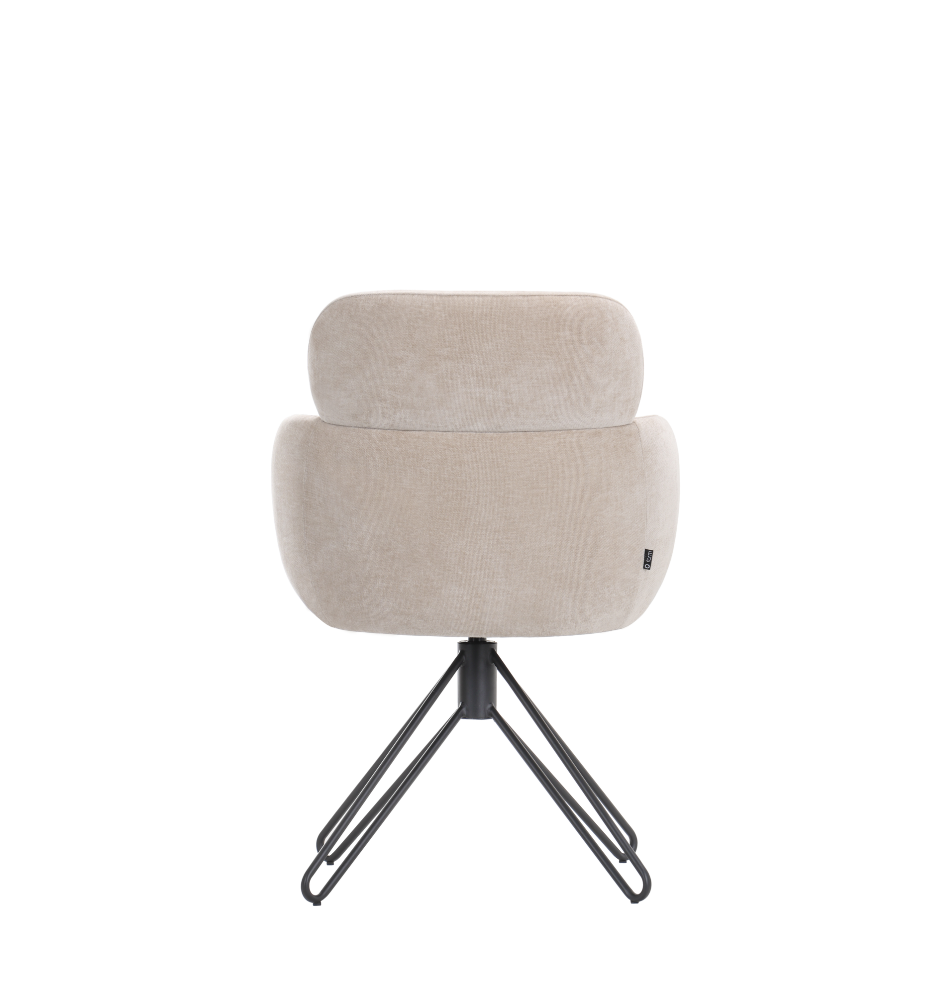 Caroline draaistoel stof beige