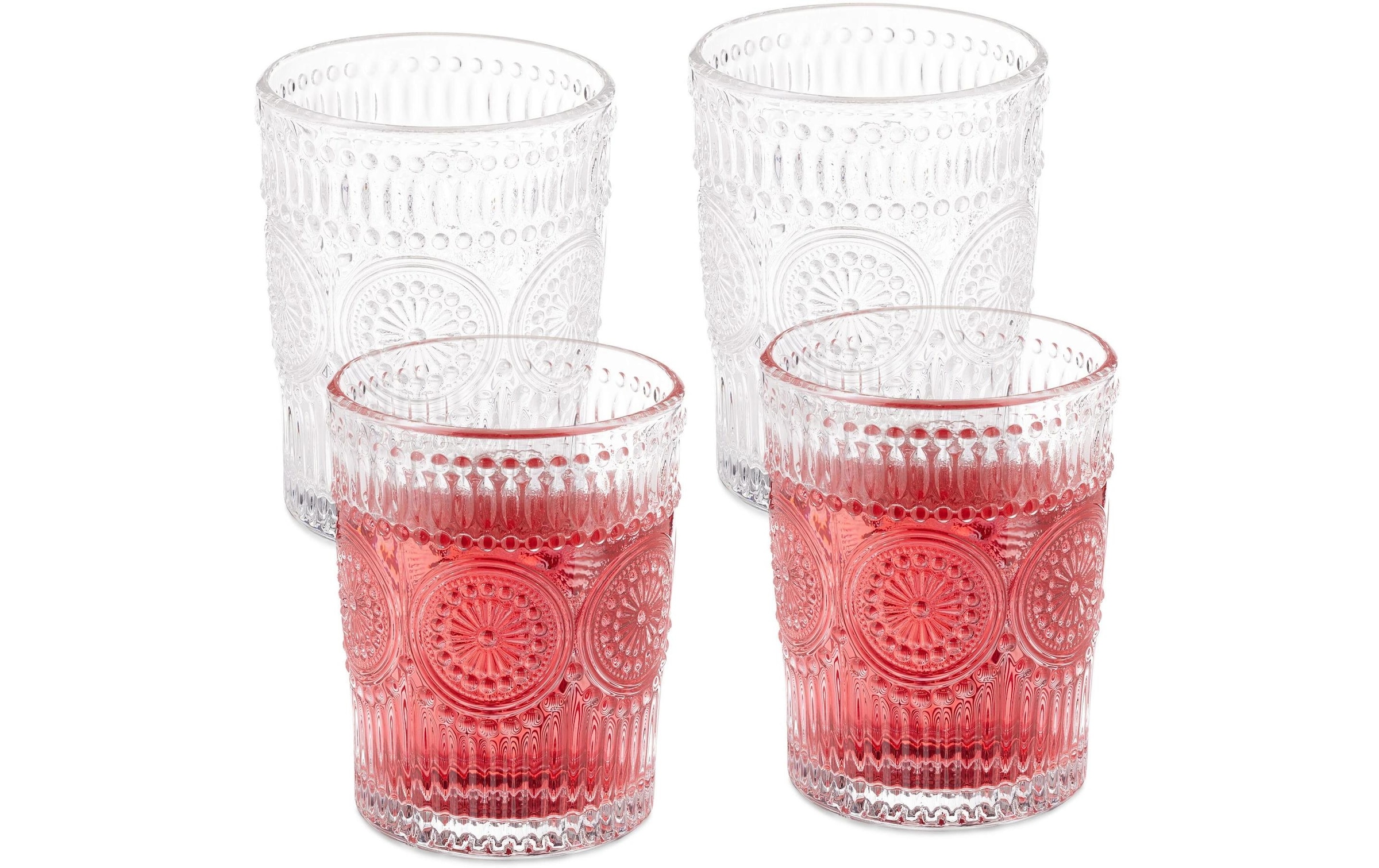relaxdays Glas »4er Set, 300 ml«