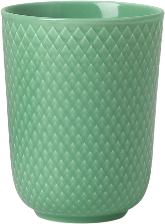 Lyngby Porcelæn Rhombe Krus 33 cl grøn porcelæn Grøn