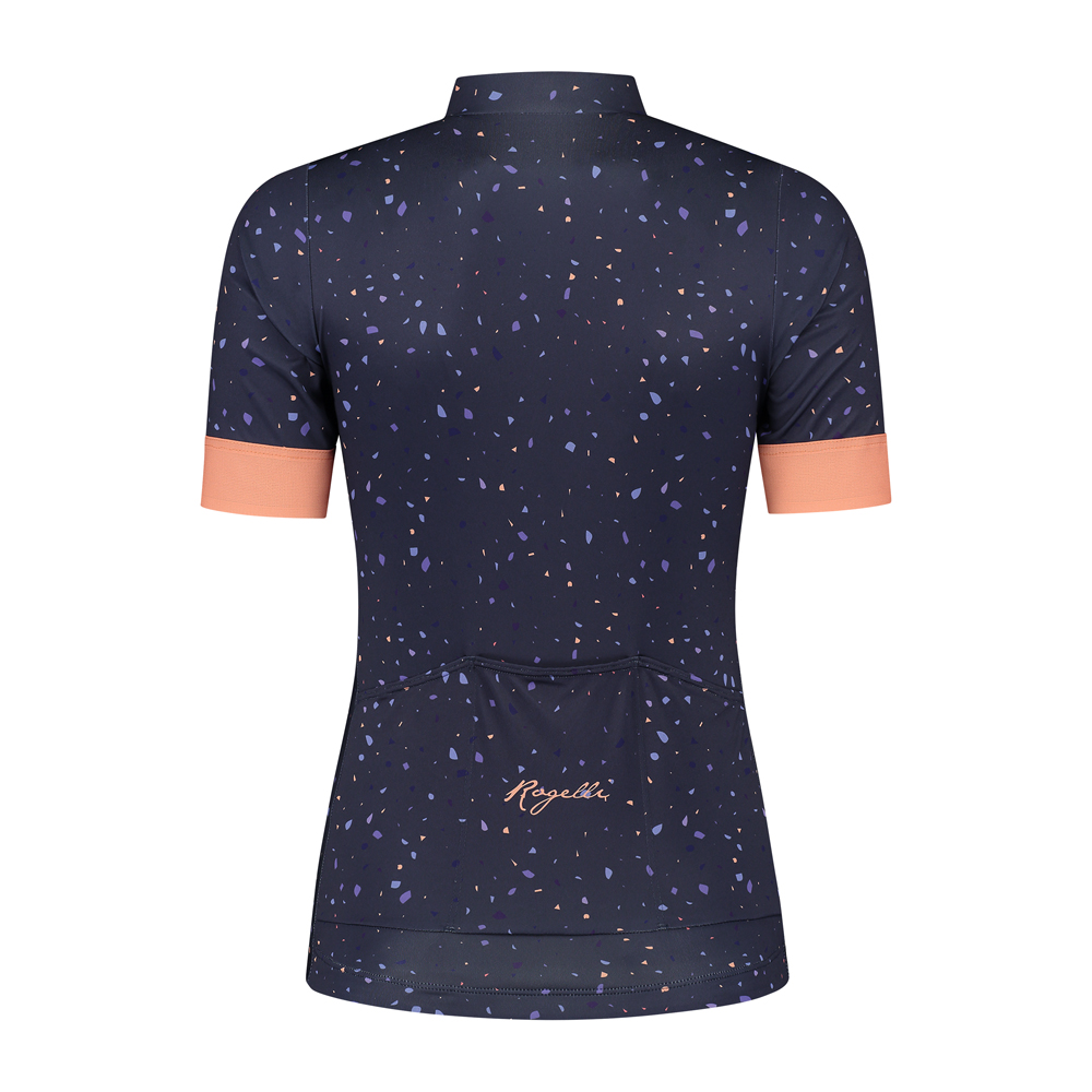 Rogelli Terrazzo Kortærmet Jersey til kvinder Lilla / Pink