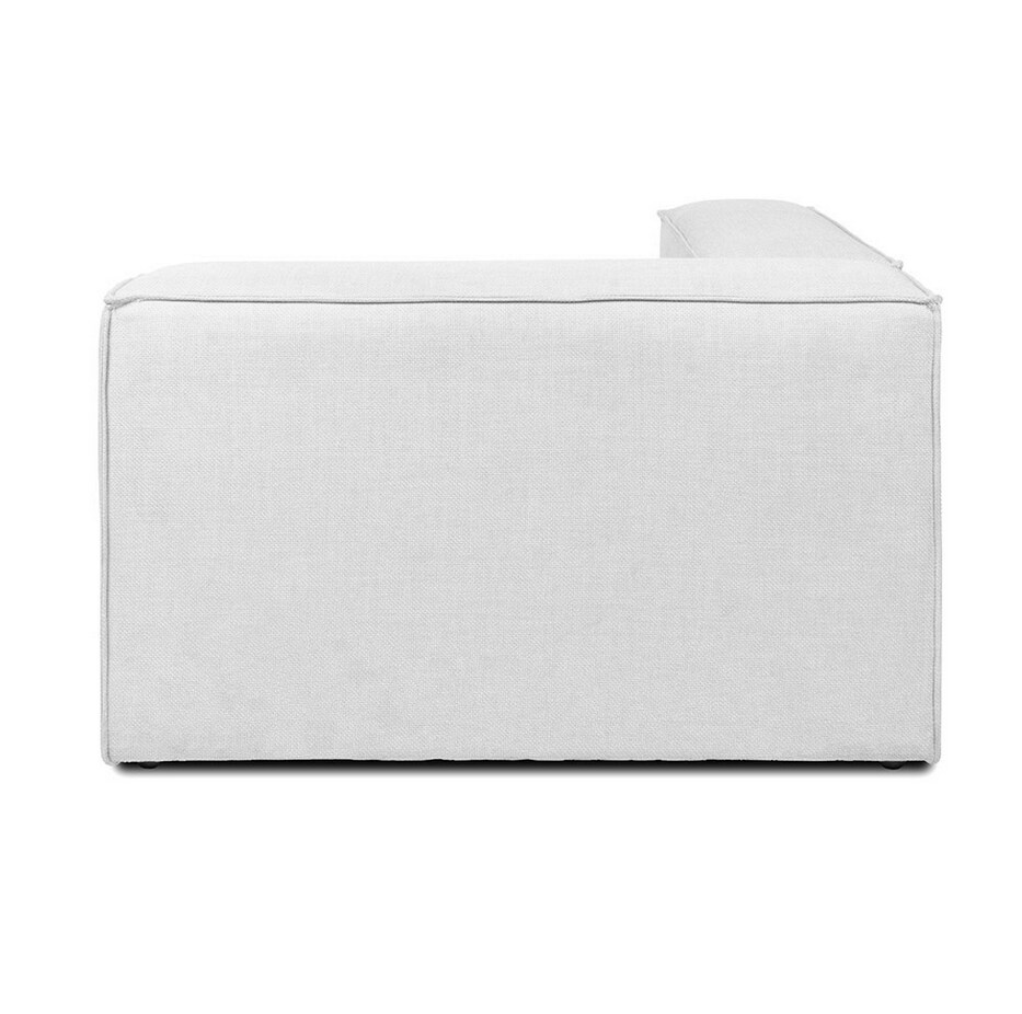 HOME DELUXE Modulares Sofa VERONA -versch. Ausführungen - rechtes Ecksofa - hellgrau