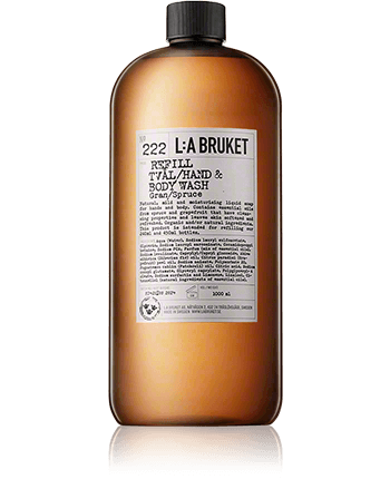 L:A BRUKET Cleansing 222 Refill Hand & Body Wash Spruce 1000ml