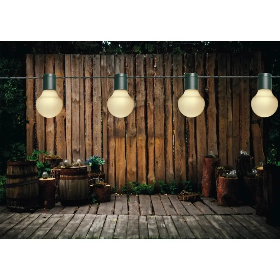 Anna's Collection Lichtsnoer - warm wit - LED - tuin - 10 m