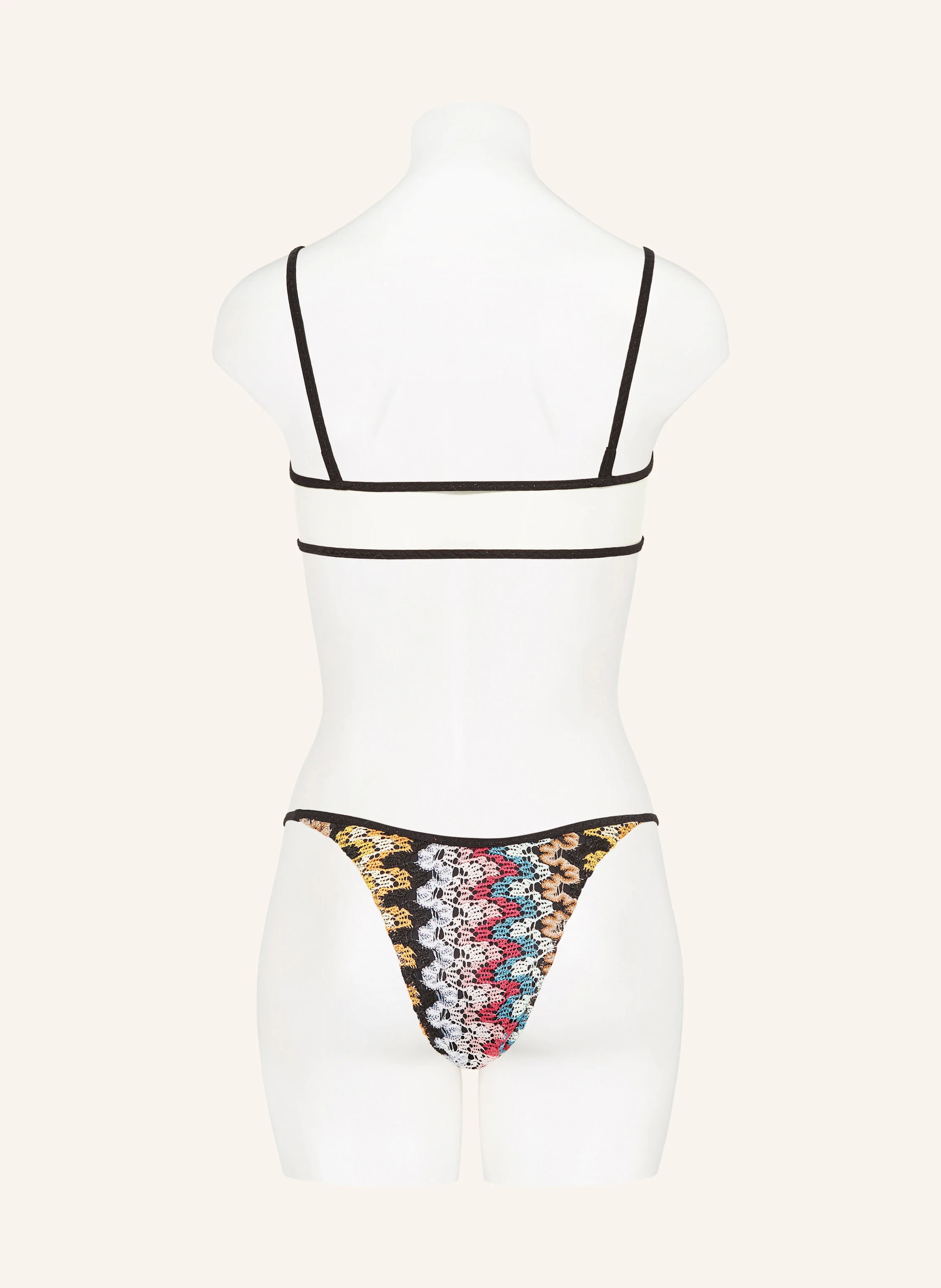 MISSONI Bustier-Bikini mit Glitzergarn