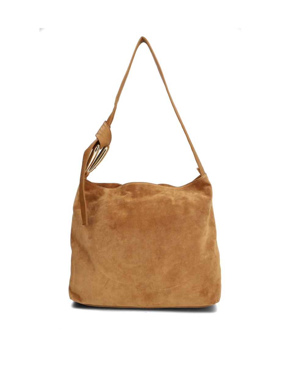 Glattleder Hobo Bag