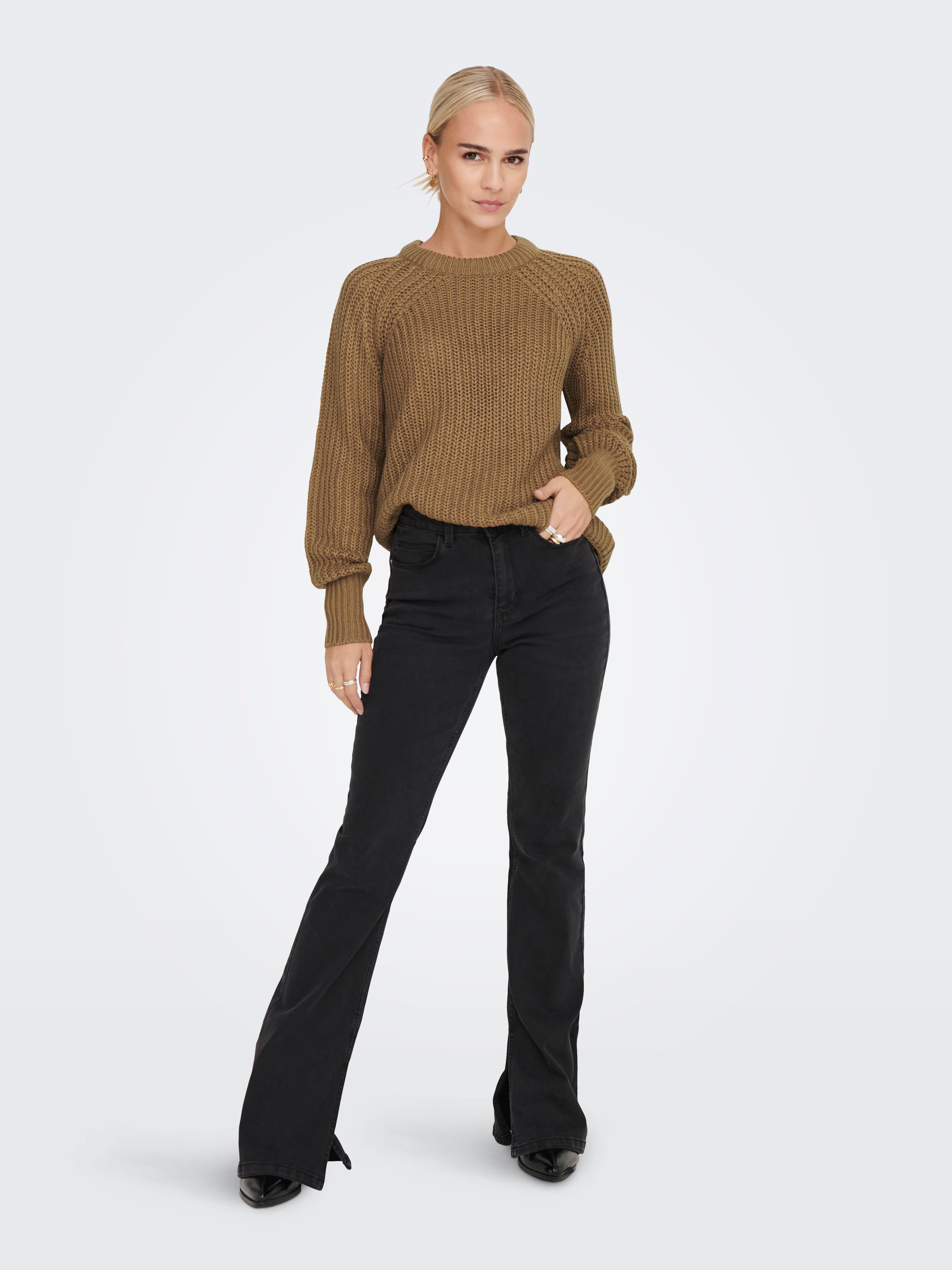 ONLNICOYA Strickpullover Toasted Coconut