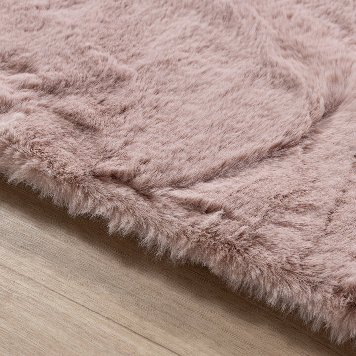 Zacht Hoogpolig vloerkleed - Comfy Supreme Roze