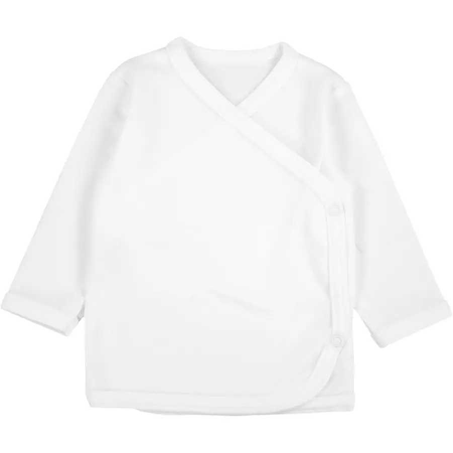 TupTam Baby Langarm Wickelshirt 5er Set weiß