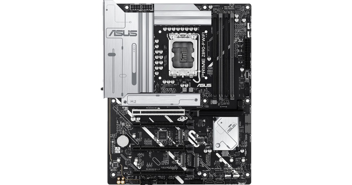 ASUSPRIME Z890-P WIFI socket 1851 moederbord  (RAID, 2.5Gb-LAN, Wi-Fi 7, BT, Sound, ATX)