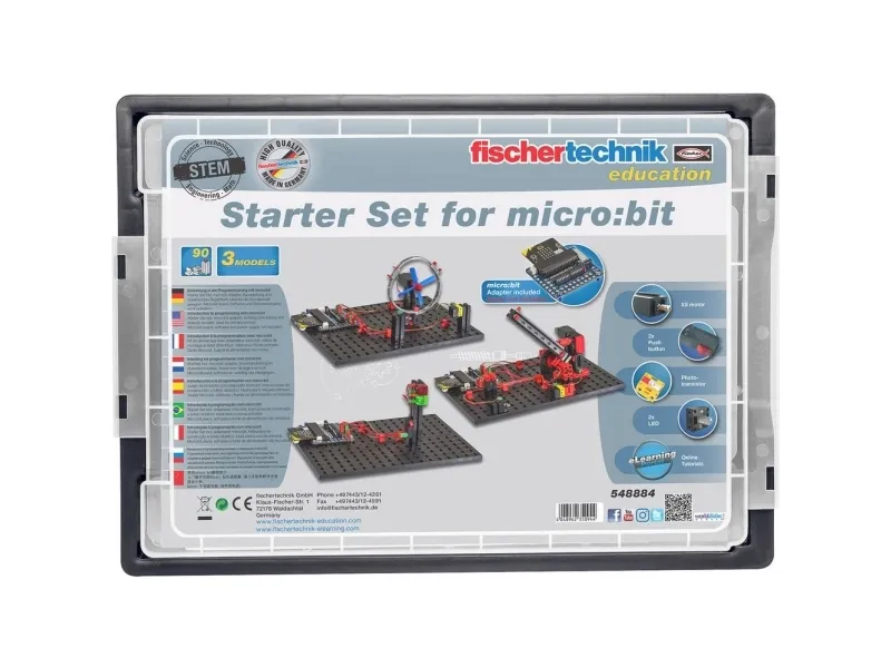 fischertechnik education MINT Robotics Udvidelsessæt Begyndersæt til micro:bit