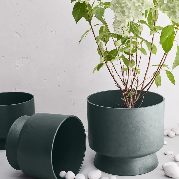 Rosendahl - Übertopf Recycelt, Ø 19 cm, bordeaux