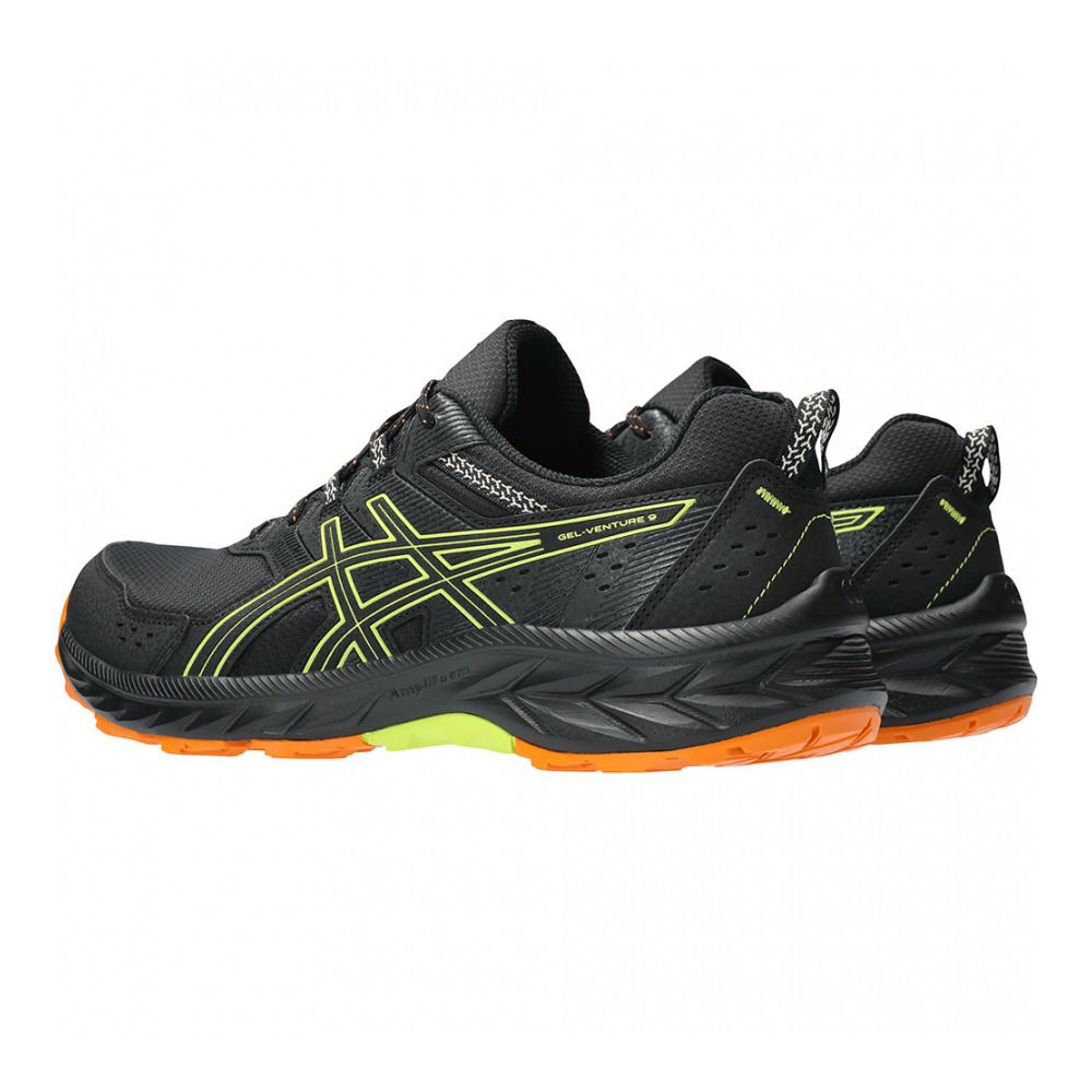 Asics GEL-VENTURE 9 - Chaussures de trail Homme black/neon lime