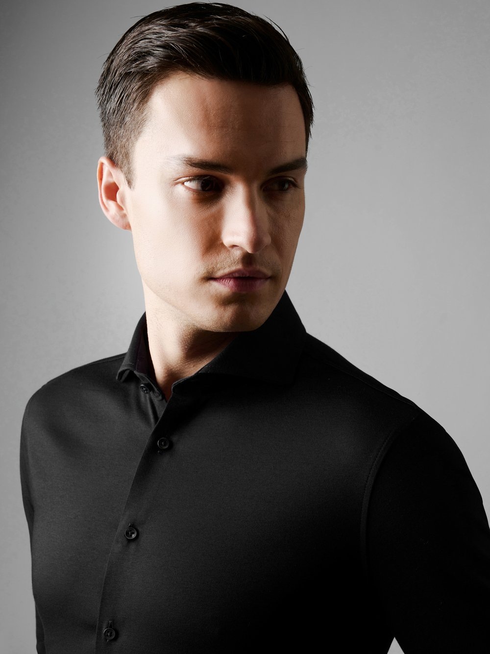 DESOTO Langarmhemd »Jerseyhemd Essential Hai langarm« Flexibler Stretch