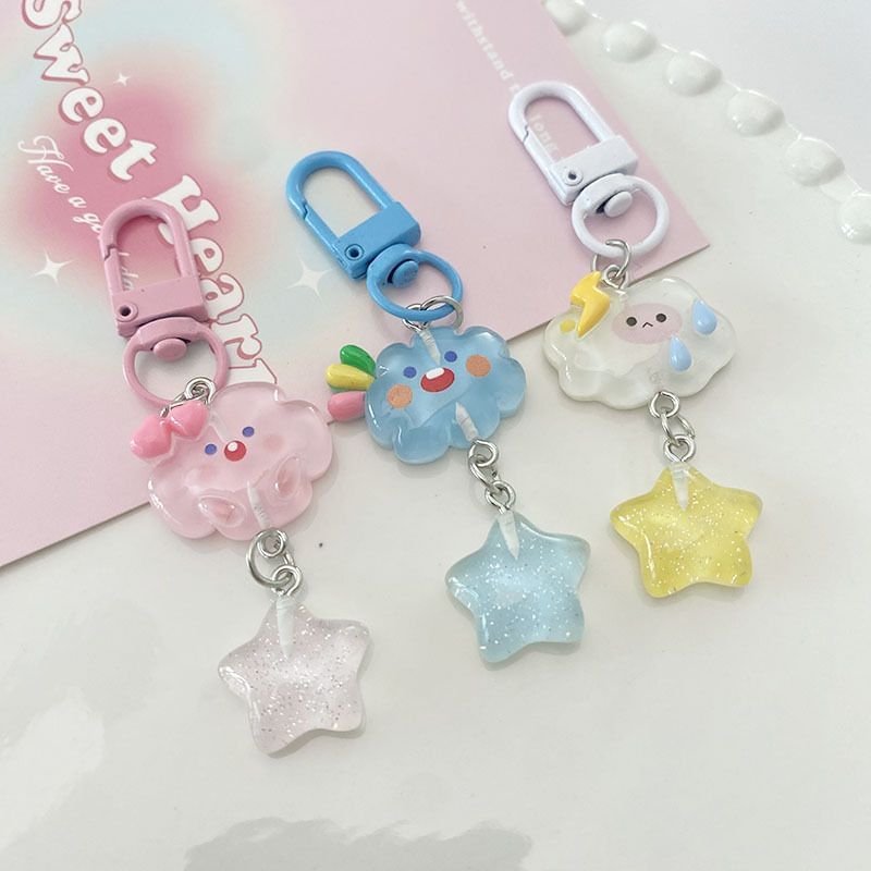 Kawano - Cloud Star Alloy Bag Charm Sleutelhanger (Diverse ontwerpen) / Set