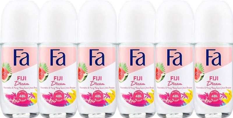 Fa - Deo Roll-on - Fiji Dream - Reisformaat - 6-pack