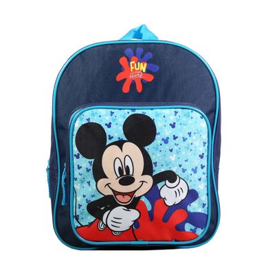 Sac à dos maternelle Mickey - 1 compartiment - bleu - Bagtrotter