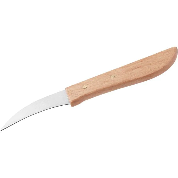 Couteau de cuisine éplucheur manche en bois