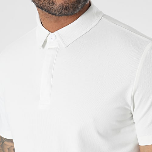 Polo Manches Courtes Blanc