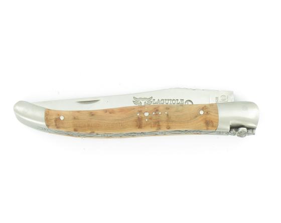 Laguiole 12 cm LYS - Genévrier - 2 mitres Couteau de poche par Laguiole en Aubrac