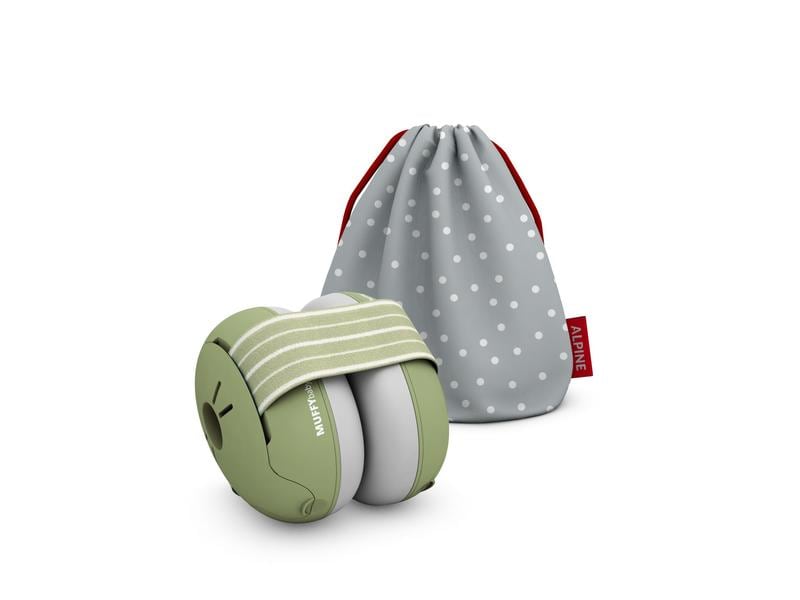 Alpine Gehörschutz Baby Muffy Olive Alpine Baby Gehörschutz