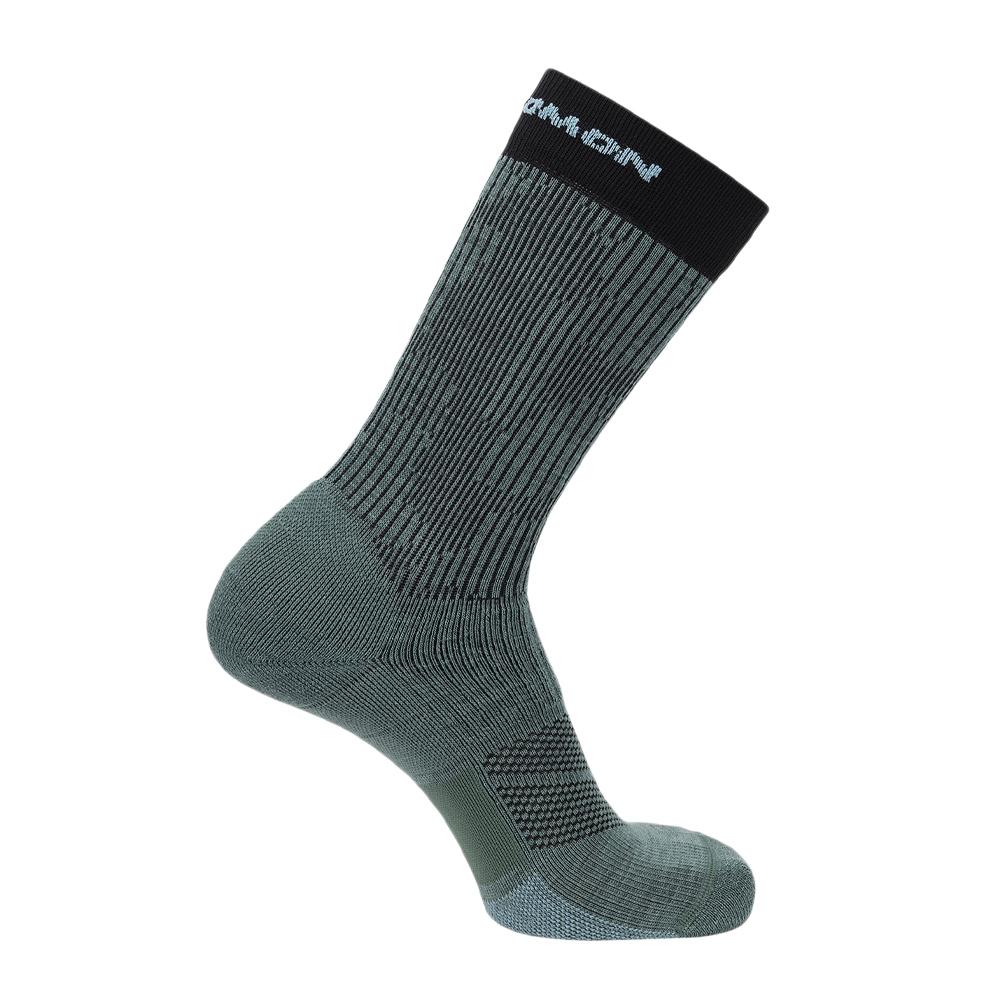 Salomon Chaussettes Vertes Mixte Salomon Ultra Crew