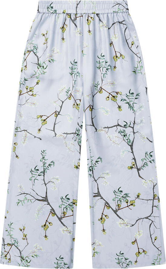MUNTHE ARUM Silk Pants Dust green