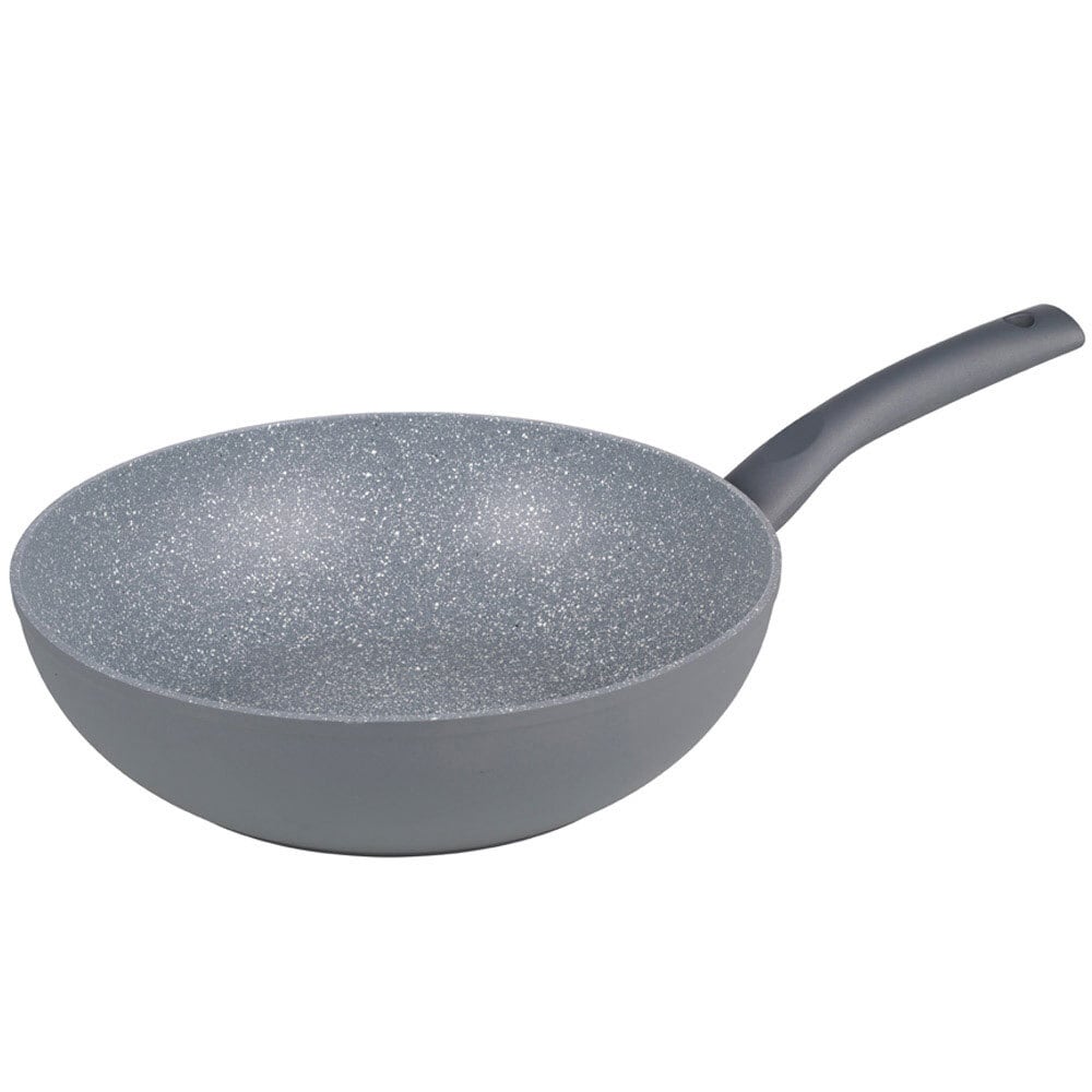 HATEX Wok NORA 28 cm Alu grau