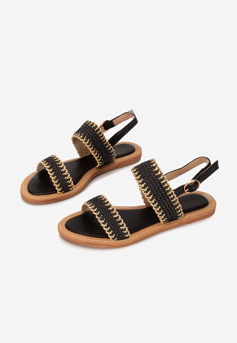 Sandales femme noires Tamarea
