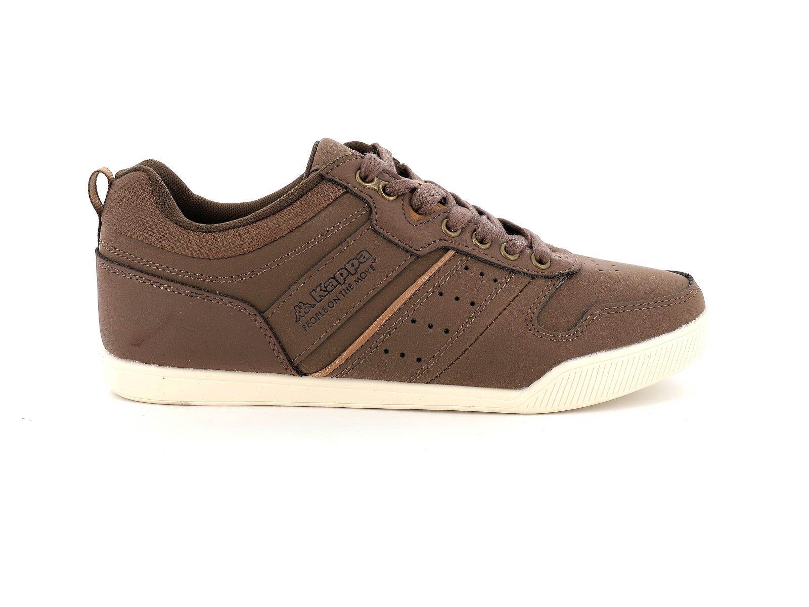 Kappa-32146LW Matières combinées Marron Fonce