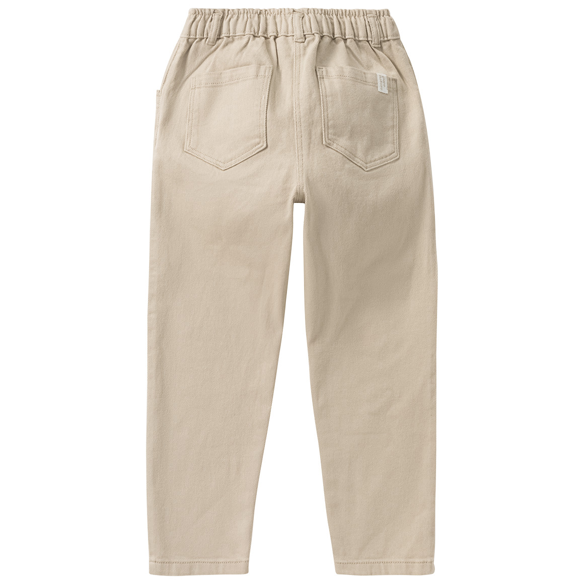 Topolino Pure Collection Mädchen Jeans mit Elastikbund beige