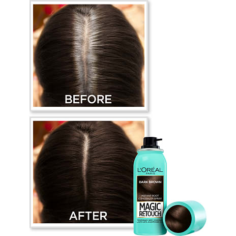 Hårfarvespray Dark Brown