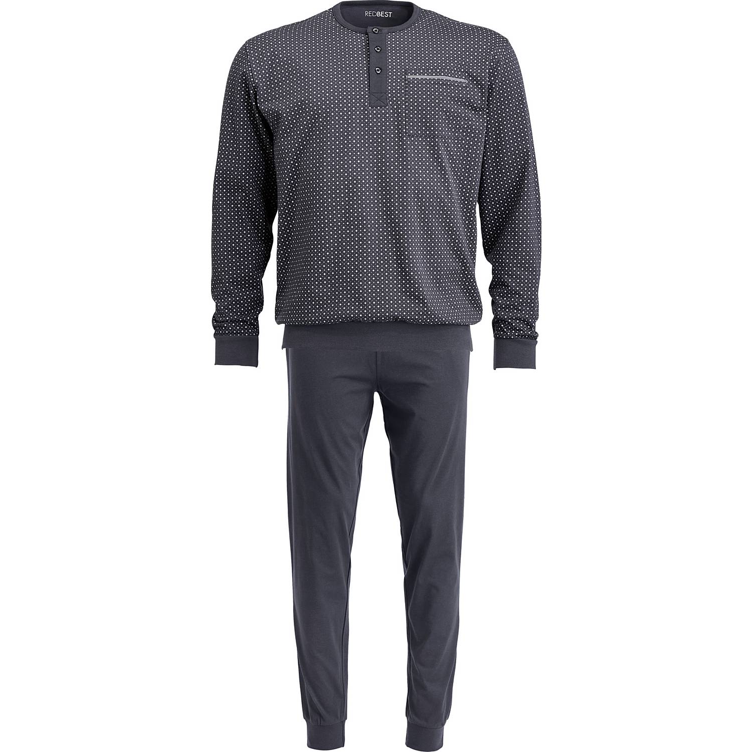 REDBEST Single-Jersey Herren-Schlafanzug