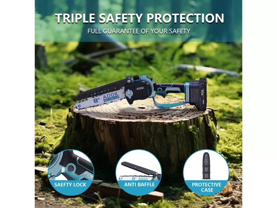 Tronçonneuse, mini scie 8