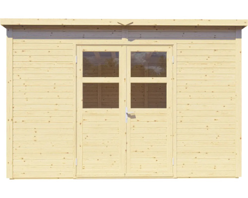 Konsta Baltrum 2 tuinhuis met vloer, 337 x 306 cm, naturel