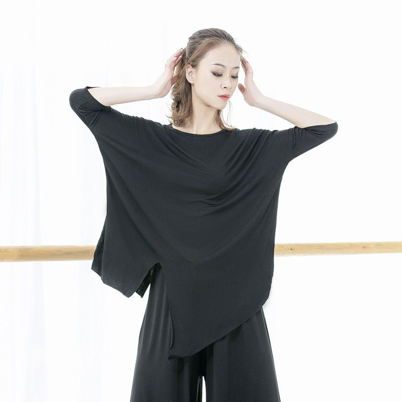 Winkplay - Danstop met asymmetrische zoom en 3/4-mouwen