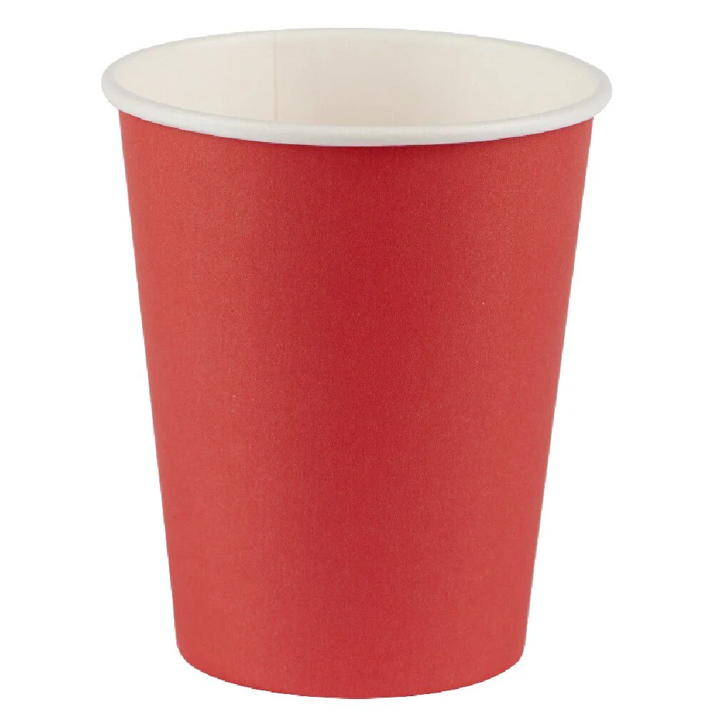 Gobelet en carton rouge et blanc 25 cl x12