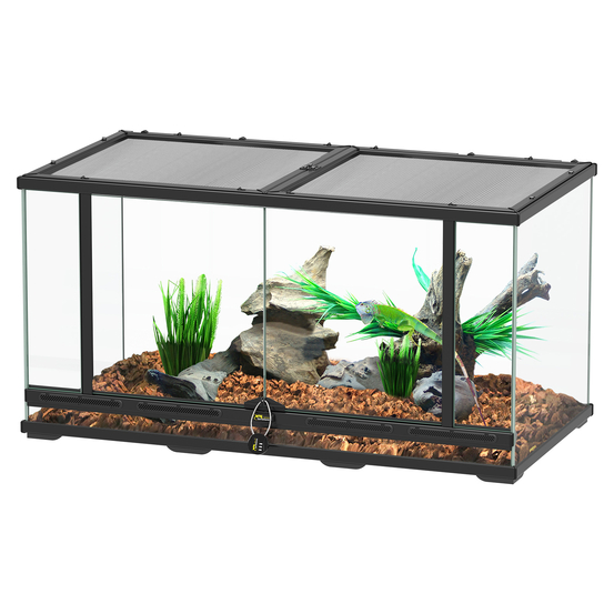 Terrarium Smart Line Noir L.88xP.45xH.45cm