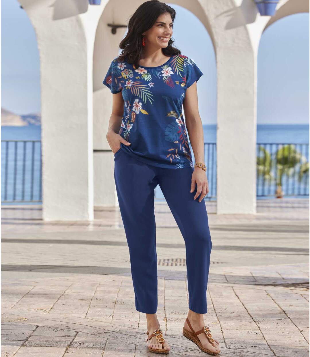Pantalon Détente en Crêpe