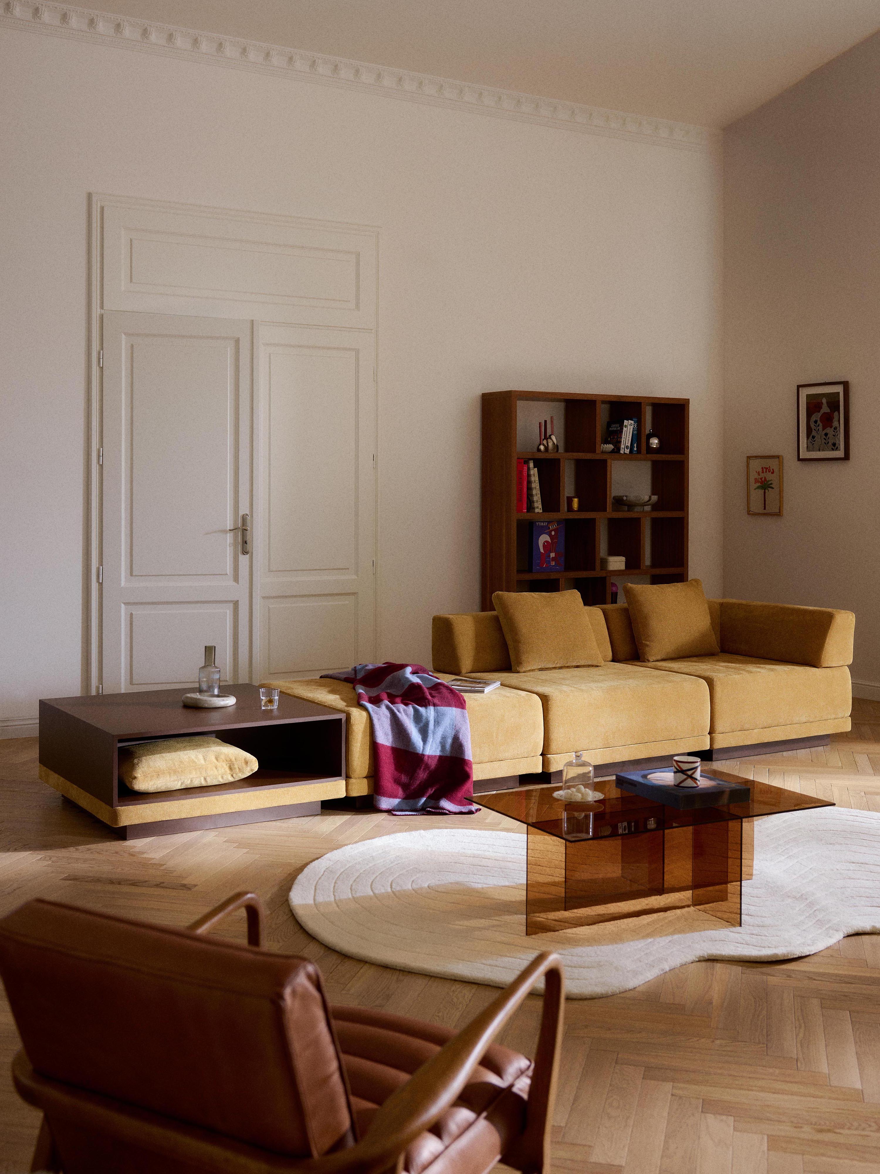 Modulaire bank Colin (4-zits) met salontafel & ottoman