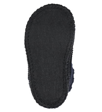 Huttelihut Hausschuhe - Wolle - Dark Navy