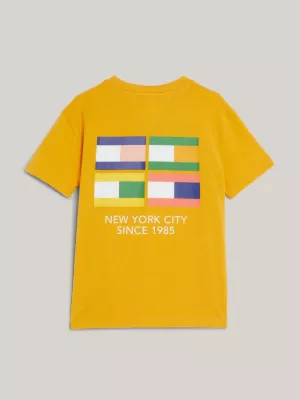 Camiseta com várias bandeiras