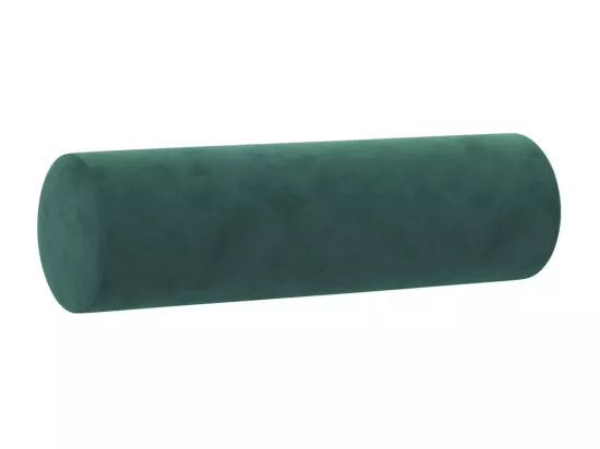 Ensemble de canapés 3 pièces avec coussins vert foncé velours