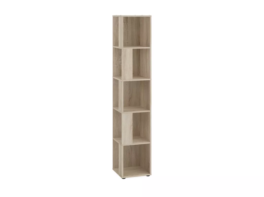 Etagère 5 cases en bois imitation chêne - ET13044-2