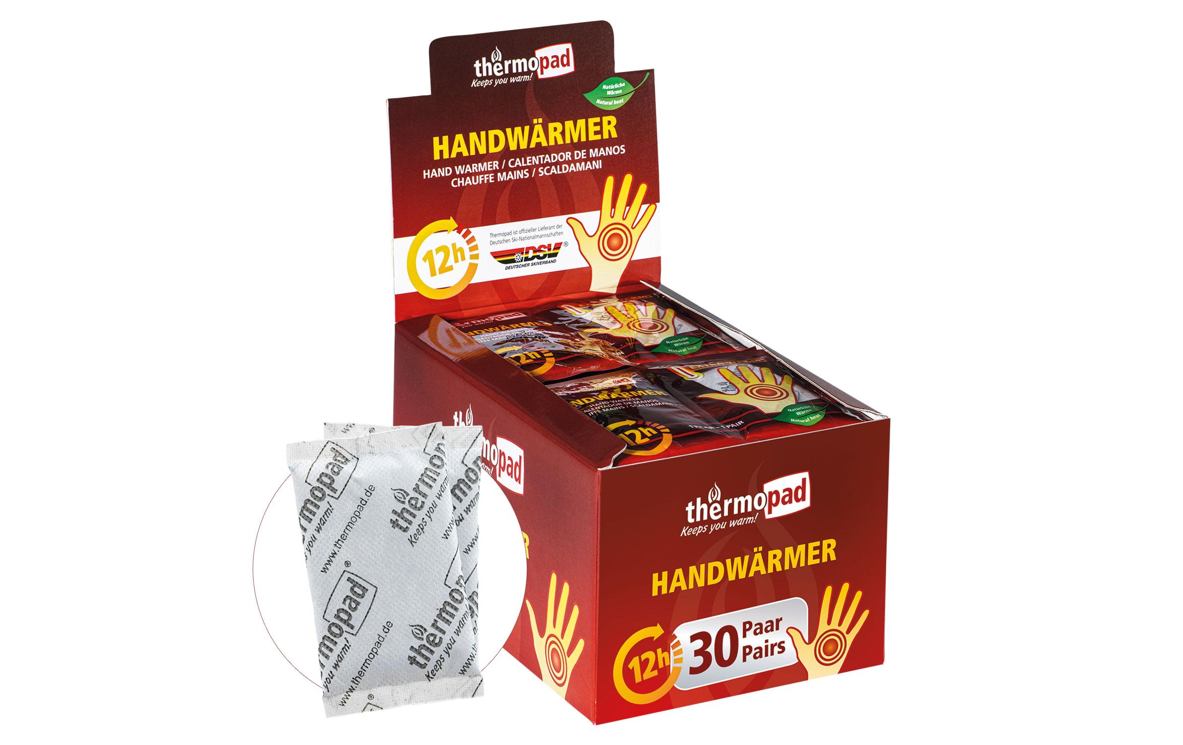 Wärmepad Handwärmer 30er-PackThermopad Handwärmer – für Einmalgebrauch