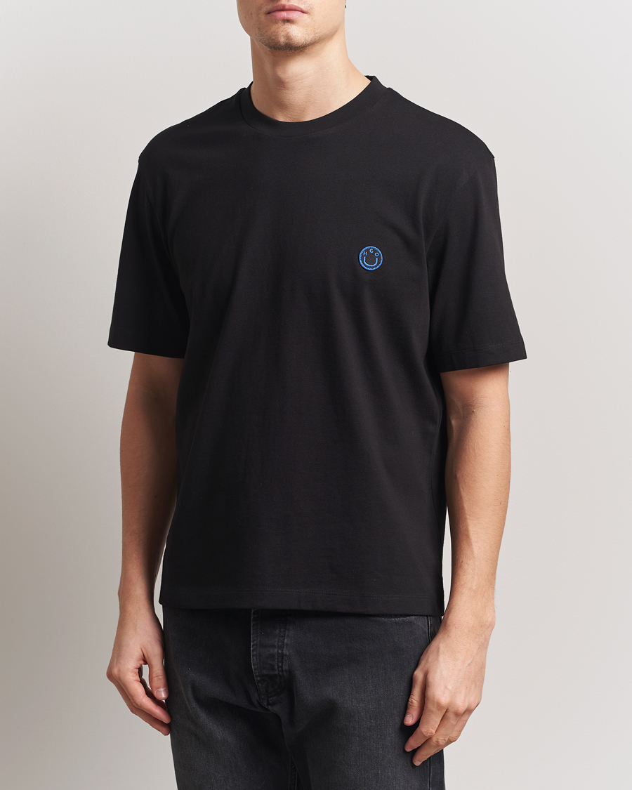 HUGO Niley Smiley Logo T-Shirt Black